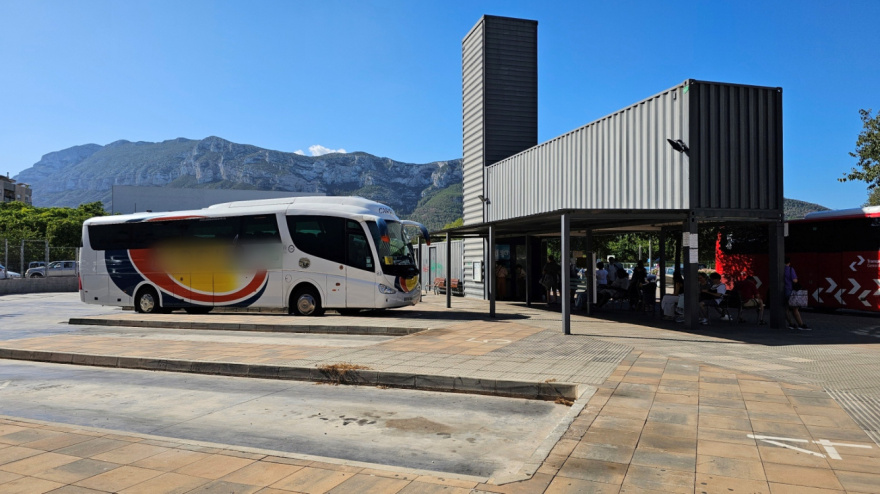 Imagen archivo de la estación de autobús de Dénia