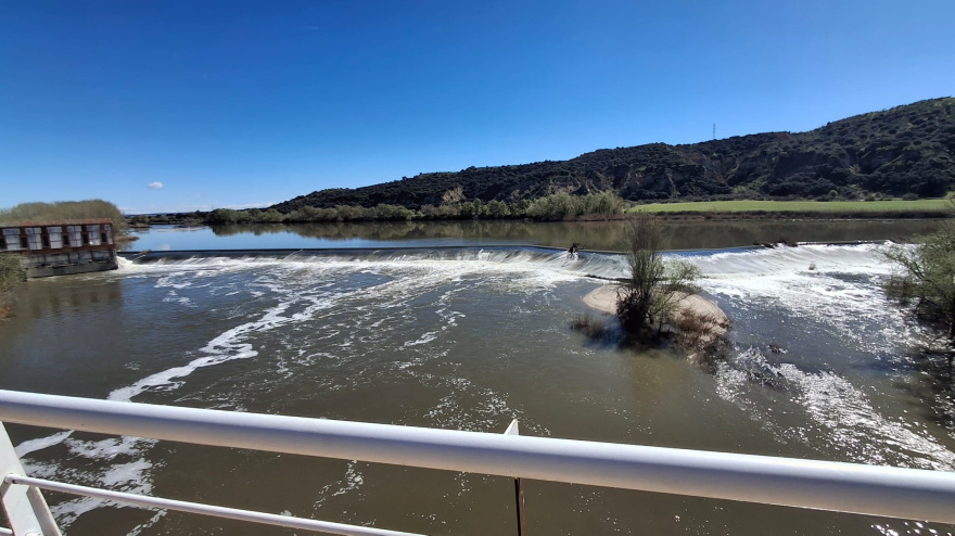 Río Tajo a su paso por Talavera