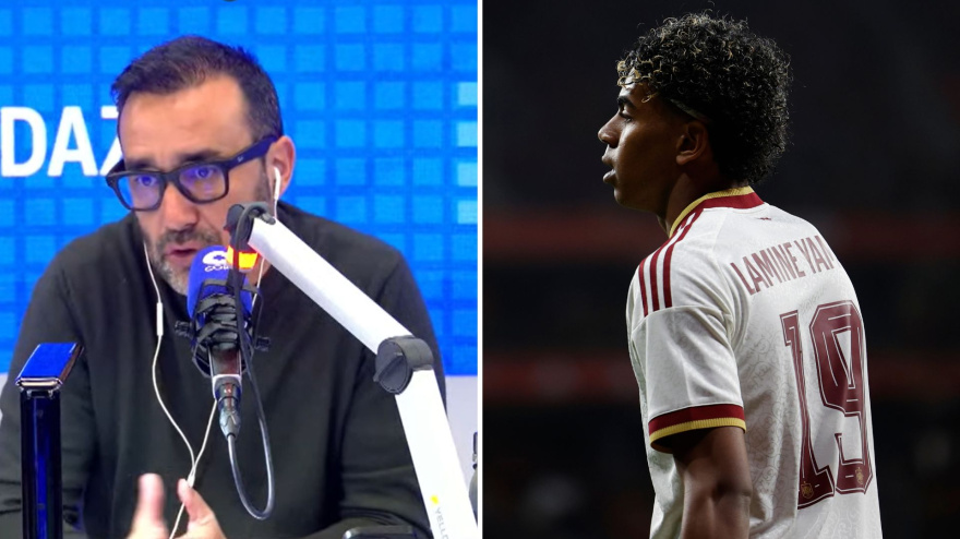 Juanma Castaño y Lamine Yamal