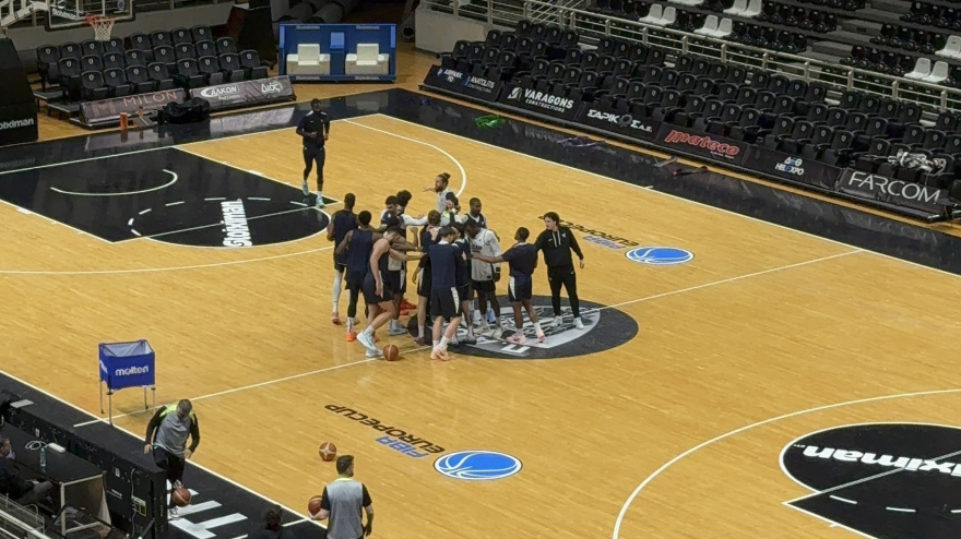 UCAM CB ya se entrenó en Salónica