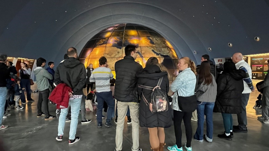 Visitas en el Planetario de Aragón
