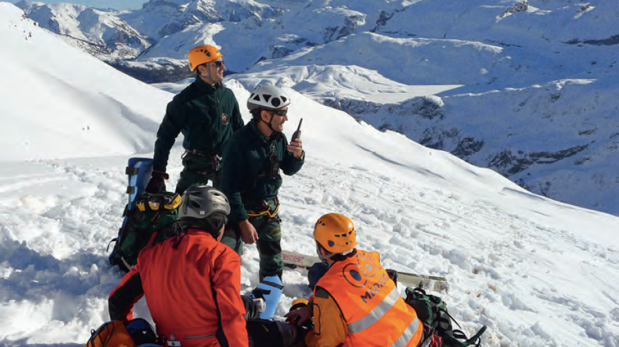 Rescate en avalancha