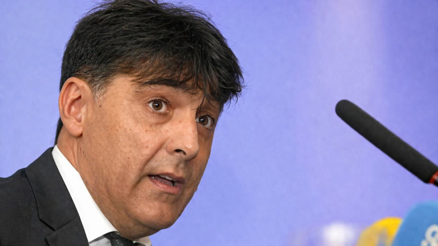 César Gómez, en un acto.