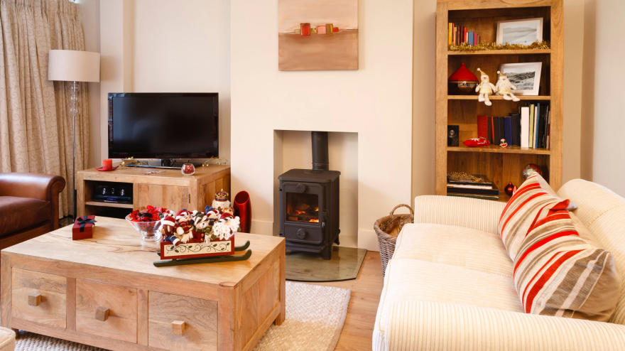 Imagen del salón de una casa