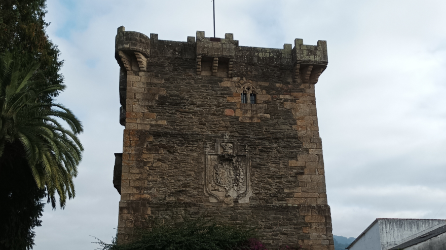 Foto de archivo de una parte del Torreón de los Andrade, en Pontedeume