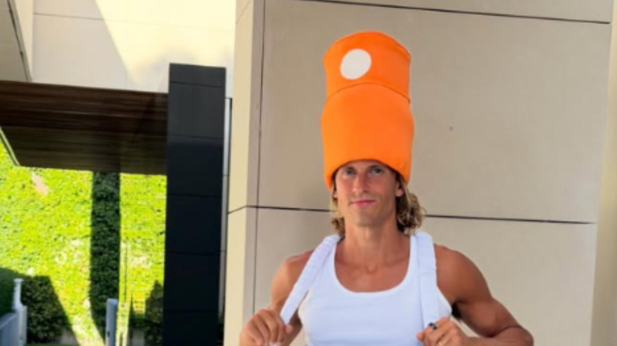 Marcos Llorente sorprende con un disfraz