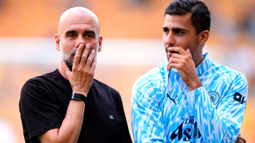 Pep Guardiola habló sobre el futuro de Rodri en el Manchester City y sus opciones de ir a Madrid.