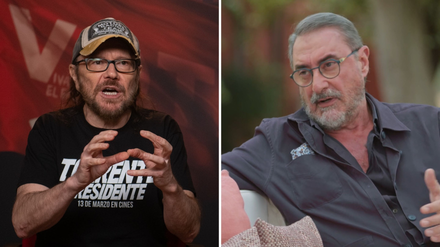 Santiago Segura y Carlos Herrera, en un collage recurso