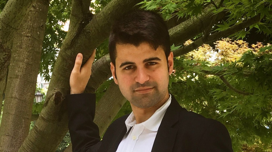 David Méndez, alumno de la Universidad de Oviedo que disfruta de una beca de la Fundación ONCE