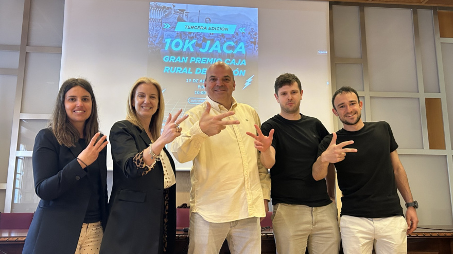 Presentación de la prueba en el Ayuntamiento de Jaca