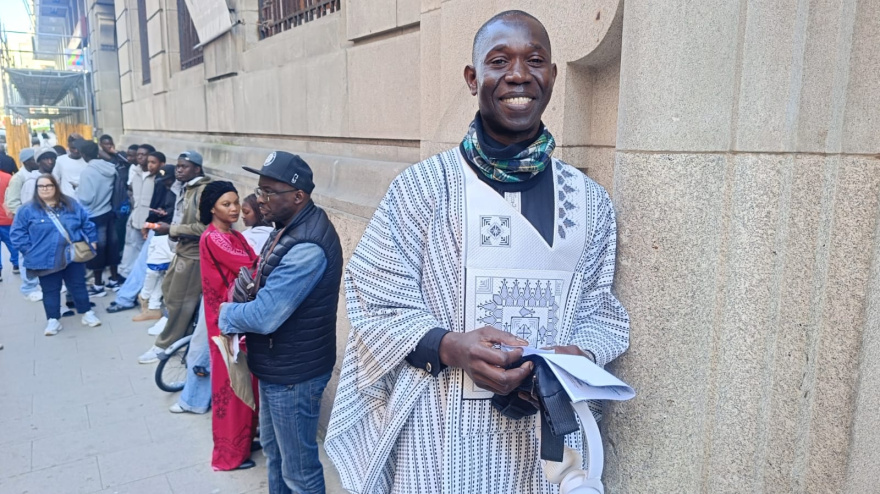 Sar Lamine, en A Coruña