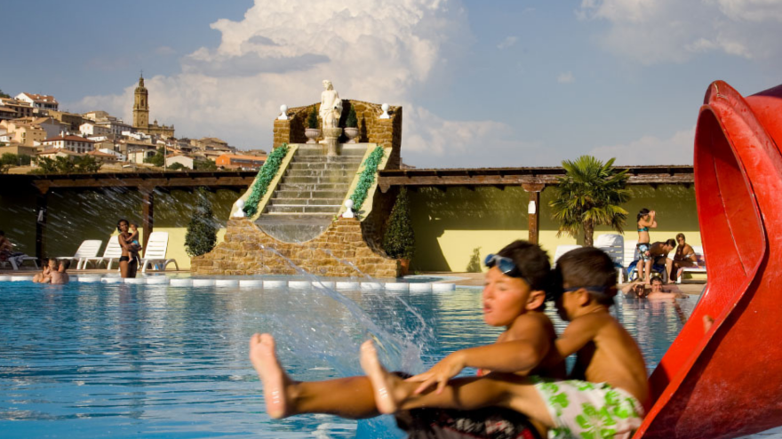 Imagen de archivo de un camping de Navarra