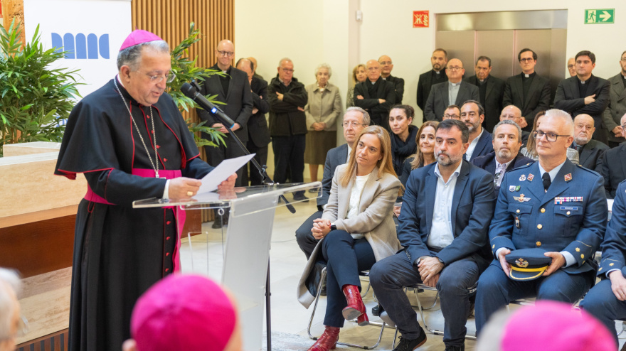 Bendición de la nueva casa para sacerdotes en Getafe