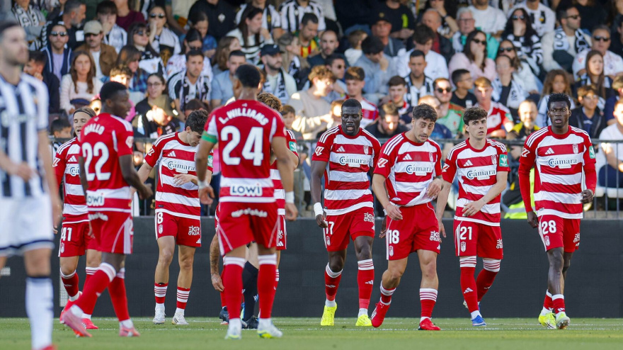 Jugadores del Granada en Castellón
