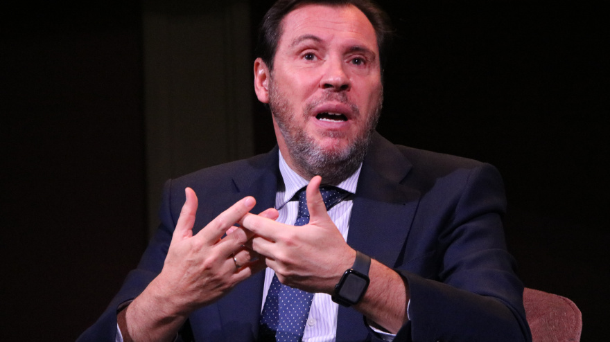 El ministro de transportes, Oscar Puente