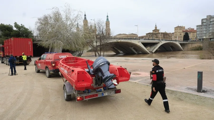 La UME, durante la búsqueda de Pablo Cebolla