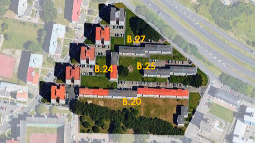 Vista aérea en la zona en la que está previsto actuar
