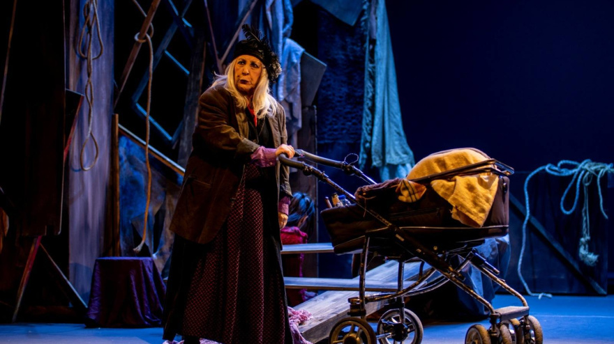 Actuación de Luma Gómez no seu último espectáculo