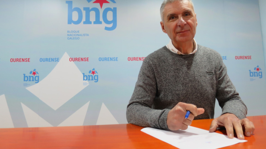 El portavoz del BNG en Ourense, Luis Seara