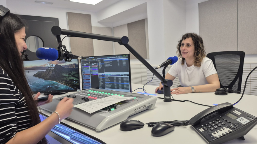 Avia Veira, nos estudos de COPE Coruña