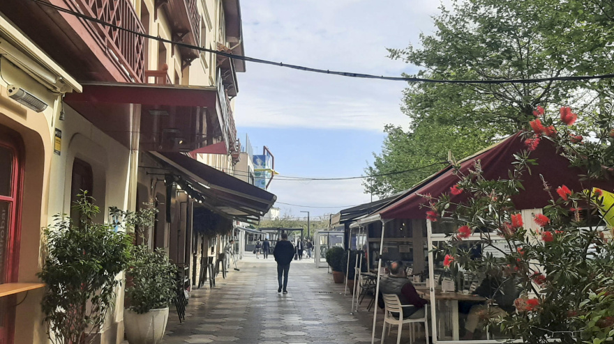 Calles de Santander en un día soleado