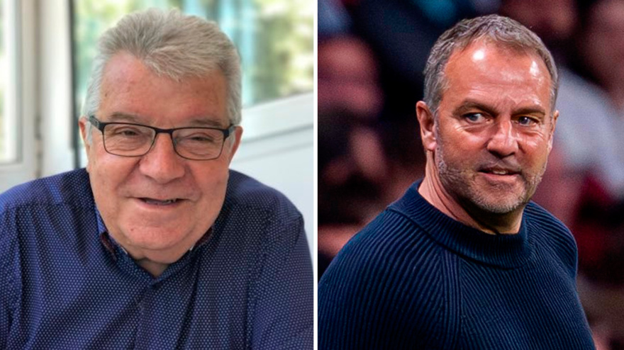 Josep María Minguella y Hansi Flick