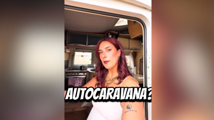 Miriam, vive en una autocaravana