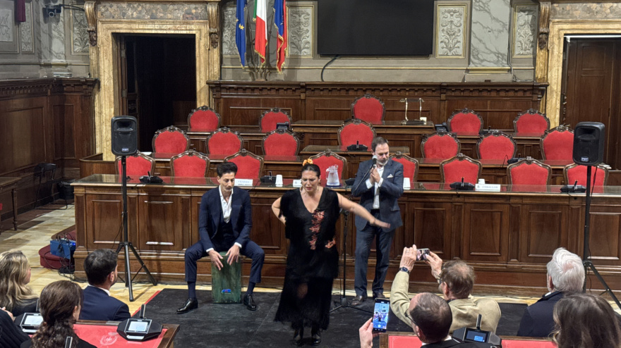 El Ayuntamiento presenta en Roma la Bienal de Flamenco