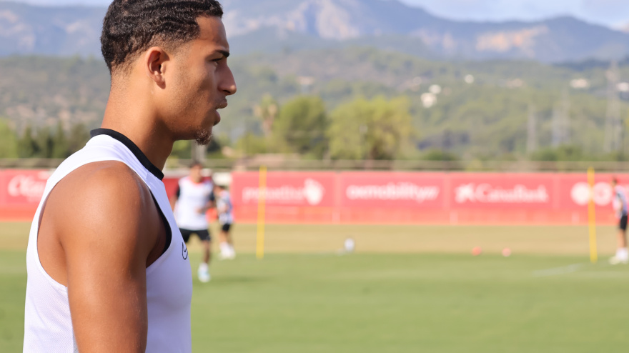 Mateo Joseph en un entrenamiento