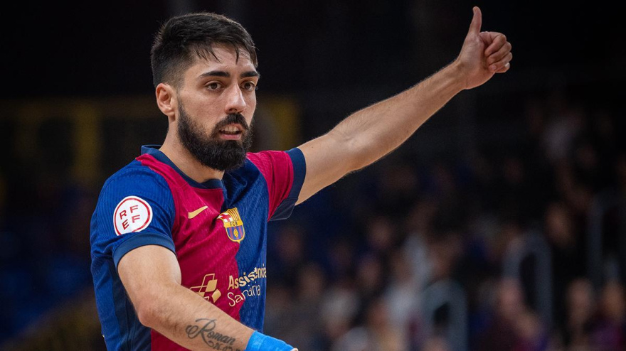 Eric Martel es uno de los puntales del fútbol sala azulgrana