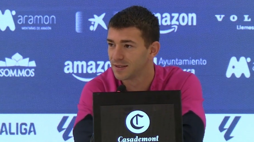 Jordi Martín en sala de prensa