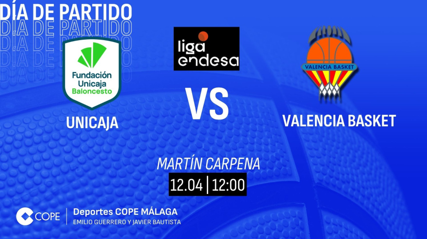 Unicaja preparado para recibir a Valencia Basket