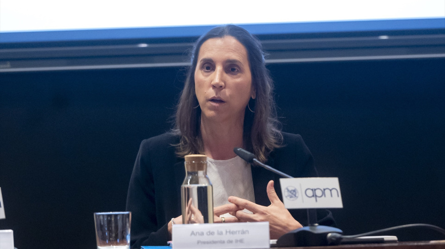La presidenta de IHE, Ana de la Herrán