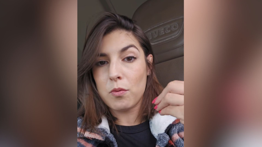 Ainoa Blasco, camionera