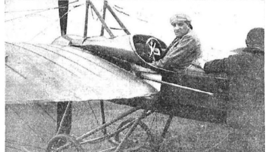 Manuel Menéndez Valdés, aviador pionero en España, natural de Castrillón