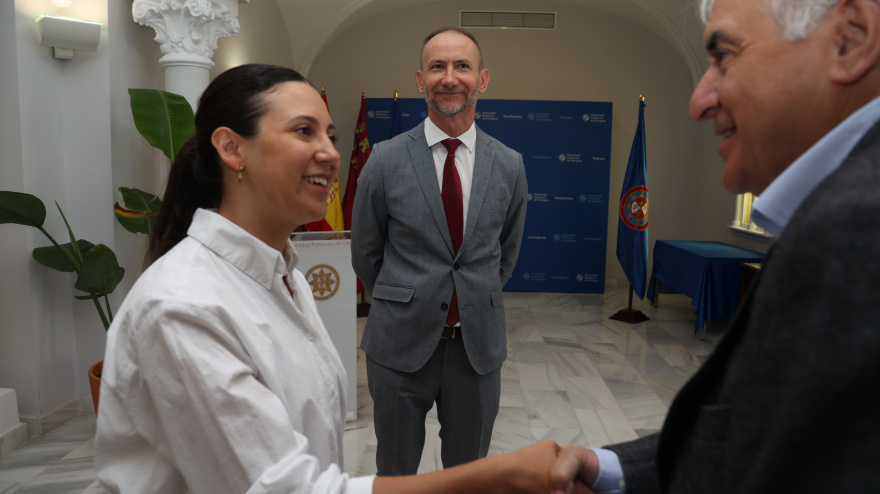 Carolina, autora del TFM premiado