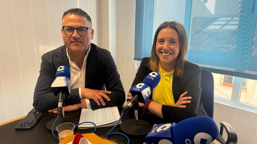 Jose Ramón González de Zárate y Noelia Císcar en COPE Dénia Marina Alta