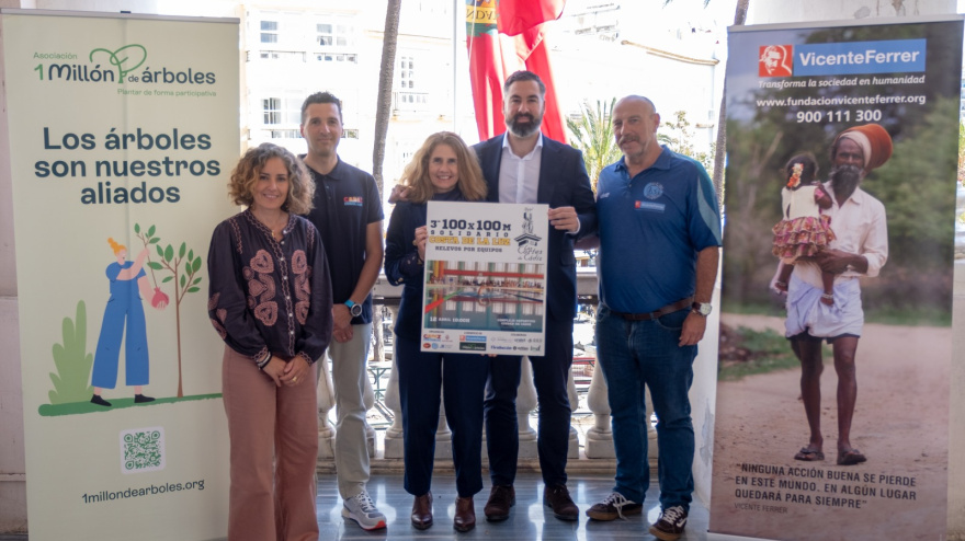 100X100 Solidario de natación en Cádiz