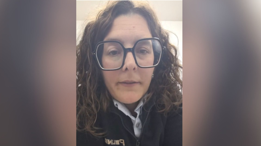 Laura Espadas, chófer de bus