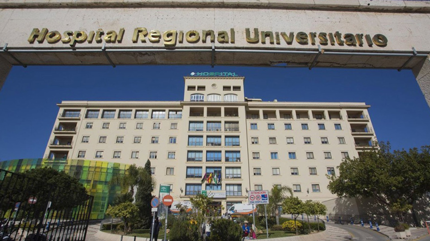 Fachada del Hospital Regional Universitario de Málaga