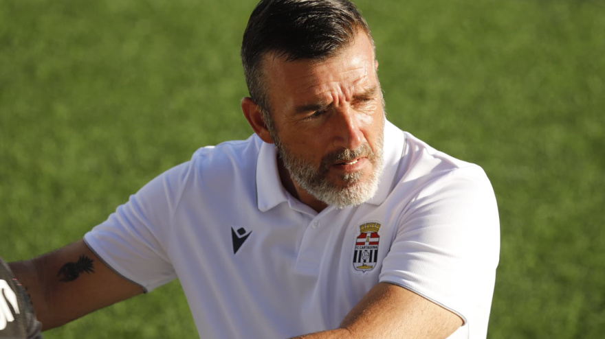 Manuel Carrión, técnico del Juvenil B