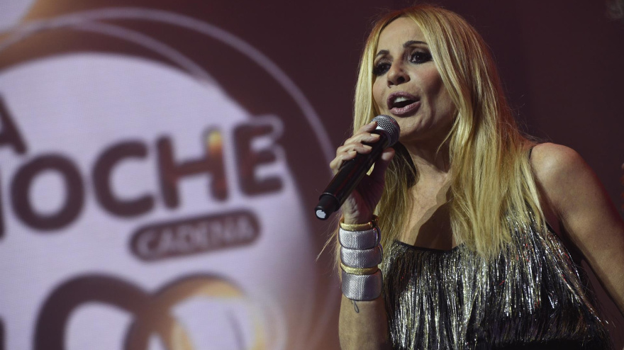 Marta Sánchez, en un concierto