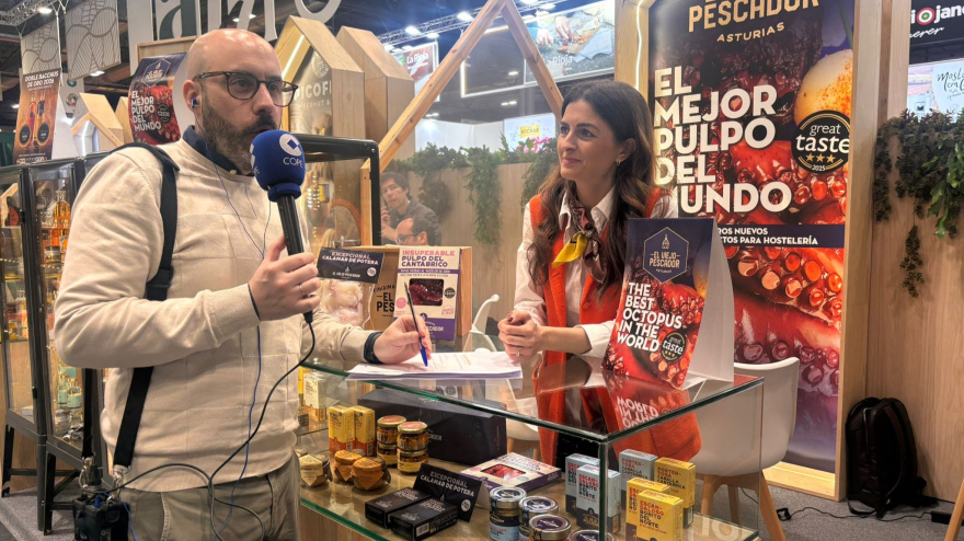 Ángela Donato, de El Viejo Pescador, en el especial de COPE Asturias desde el Salón Gourmets 2026