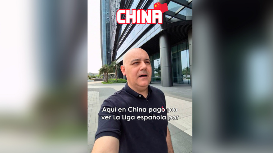 El empresario Víctor Ladreda, en un vídeo subido a su cuenta de TikTok