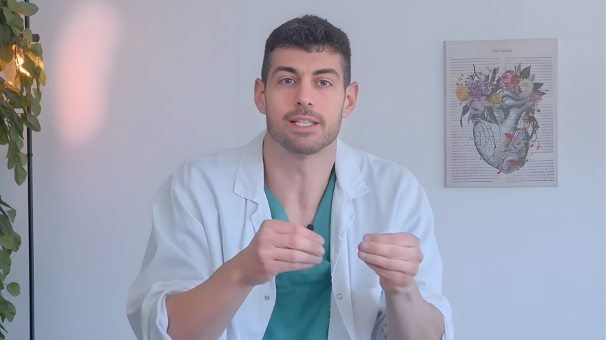 Captura de pantalla del cardiólogo José Abellán