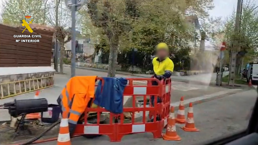 Video de la Guardia Civil de una operación contra el robo de cobre