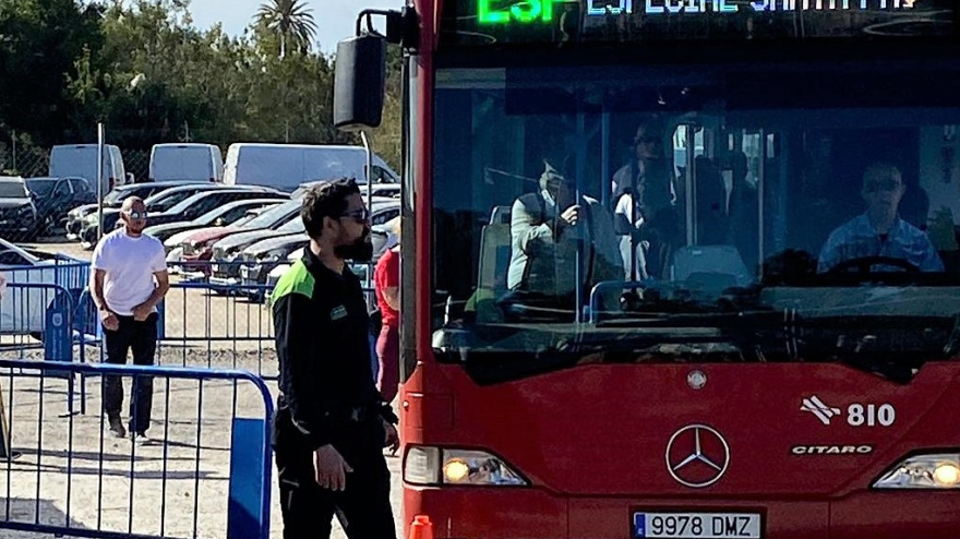 Alicante activa la lanzadera del autobús para Santa Faz cada 5 minutos desde Puerta del Mar