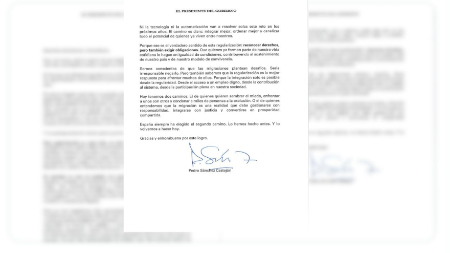 Tercera carta del presidente del Gobierno a la ciudadanía