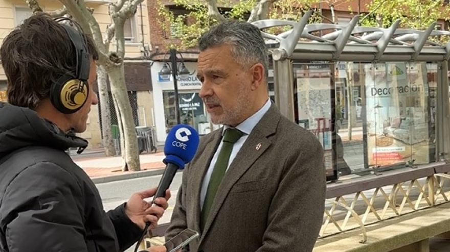 El alcalde de Logroño, Conrado Escobar