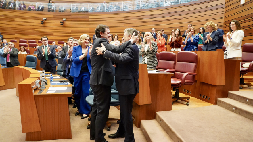 Sesión constitutiva de las Cortes de Castilla y León de la XII Legislatura.